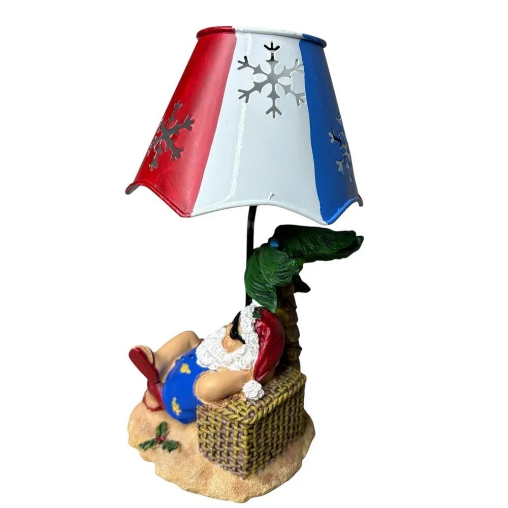 Yankee Candle Santa on the Beach Tea Light Holder - Retired